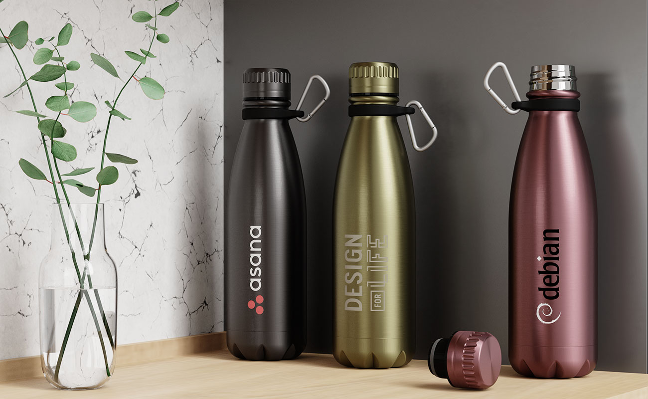 Nova Pure - Double Walled Water Bottles Personalized